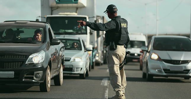 Apreensão de carro em blitz